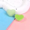 Estilo coreano outono e inverno pelúcia flocar amor coração patch brincos diy acessórios de cabelo telefone celular shell hole sapatos acessórios