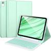 Para Apple Ipad11 Teclado Bluetooth 10.2 Funda Protectora Air6 Ranura Mini67 Teclado Estuche de Cuero Ratón