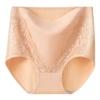 Estilo Mãe de Meia-Idade Algodão Puro Antibacteriano no Fundilho Cintura Alta Plus Size Colado ao Corpo Calcinhas para Mulheres Primavera/Verão Novo 100kg