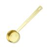 Colher de Café Ouro Rosa Aço Inoxidável 30ML Colher de Medida Colher de Medida de Cozinha Colher de Medida para Leite em Pó 15ML Colher para Pó de Fruta em estoque