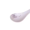 Cuchara de café de cerámica con forma de flor dorada, 3 cucharas, cuchara pequeña de porcelana para revolver, cuchara pequeña para sopa, suministros para tiendas de dólar, 23010