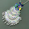 Accesorios de imán para refrigerador de la etnia Miao, piezas estilo chino de fénix y mariposa imitación plata, estilo étnico de plata Miao de nicho, pavo real, área escénica de Guizhou