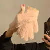 Guantes de Felpa de Cinco Dedos con Pantalla Táctil Guantes de Ciclismo Gruesos de Lana Cálidos de Invierno para Estudiantes Guantes de Ciclismo con Pantalla Táctil de Piel de Visón