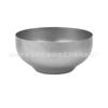 Bol antiguo de acero inoxidable producción Qingfang tazón para salsa condimento sopa tazón de arroz gris copo de nieve estilo industrial tazón para helado