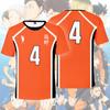 Camisetas Juveniles de Voleibol Verano 2025 3D para Hombres y Mujeres Atuendos de Pareja Suéter de Manga Corta Cuello Popular Juvenil Camiseta para Hombre
