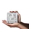 Medidor Inteligente de Temperatura y Humedad para el Hogar Interior Nueva Medición de Alta Precisión Medidor de Temperatura Seca y Húmeda Termómetro de Pared para Habitación de Bebé