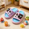 Pantuflas de EVA para Niños, para Niños, Verano, Niños Pequeños, Dibujos Animados, Lindas, de Interior, Antideslizantes, Suela Suave, Padre-Hijo, Niños, Sandalias, Niñas