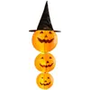 Iluminación decorativa de ambiente de Halloween y decoraciones, lámparas de aceite pequeñas creativas, velas electrónicas, linternas pequeñas, lámparas de calabaza portátiles