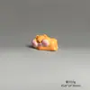 Figura de Resina de Ratón de Té de Leche de Dibujos Animados 3D Pequeño Hámster Decoración de Escritorio y Coche Colgante para Llavero Muñeca de Caja Sorpresa