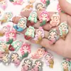 Lindo Llavero Colgante de Muñeca Princesa Sirena de Dibujos Animados Accesorios de Regalo para Mochila de Estudiante W312