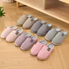 Chinelos de Algodão Outono e Inverno para Homens, com Solado Grosso para Uso Externo, Quentes para Interior, Antiderrapantes, com Solado Macio, Tamanho Grande, Chinelos Domésticos para o Inverno