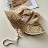 Sombrero de Pescador de Mezclilla con Orejas de Oso para Mujer Primavera y Verano Nuevo Versátil Pequeño Sombrero que Favorece el Rostro Sombrero de Cubeta para Protección Solar y Sombra al Aire Libre