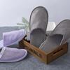 Zapatillas de lino al por mayor de fábrica primavera y otoño zapatillas de piso zapatillas de casa antideslizantes resistentes al desgaste zapatillas de algodón para mujer