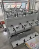 Máquina de rizado inverso de alta velocidad Máquina de bobinado y enhebrado de control único fijo único Máquina de encerado Parada automática por rotura de hilo Máquina de torsión y encerado de bobina de pino