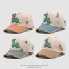 Gorro para bebé niño para primavera y otoño, dinosaurio lindo, súper adorable, gorra de béisbol con visera para niñas de otoño e invierno, gorra de pico personalizada para niños