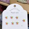 Accesorios de Arte para Uñas de Resina, Decoraciones para Uñas de Molino de Viento de Dibujos Animados, Aretes, Fundas para Teléfono, Accesorios para Uñas Portátiles