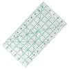 4 Peças Réguas Quadradas para Patchwork Costura Acrílico Régua Reta Régua Reta Métrica Antiderrapante Ferramentas de Patchwork DIY Molde de Patchwork