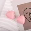 Colgante de Corazón Gordito 3D de Acrílico para Pulsera, Llavero, Goma para el Cabello, Bolsa DIY - Accesorios de Joyería Hechos a Mano