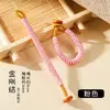 Nudo Vajra Cuerda Trenzada Hecha a Mano Llavero de Bobina Abierta Colgante para Bolso Asa de Cuerda Cuerda para Jugar Adornos DIY