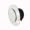 Atacado de fábrica ABS redondo novo saída de ar ar condicionado suporte sistema de ar fresco plástico decorativo saída de ar