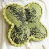 Almofada Decorativa de Planta e Flor Estilo Retrô Francês Almofada para Sofá Macia Assento Suporte Lombar Encosto Inclui Enchimento