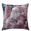 Nueva Funda de Almohada Navideña de Amazon para Sala de Estar Estampada Funda de Almohada Decorativa Popular de Venta Caliente Funda de Almohada Navideña Nórdica