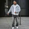 AliExpress Jeans Casuais Masculinos de Verão Novos Estilo Americano Frescos e Estilosos Perna Reta Versátil Rasgados em Estoque Tendência