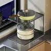 Estante de Almacenamiento Debajo del Fregadero Divisor de Estante de Gabinete Estante para Ollas de Cocina Almacenamiento de Vajilla Mesa de Cocina Estante Separador de Ollas Debajo del Fregadero