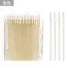 Nuevo al por mayor varilla hueca de cristal pincel para labios brillo de labios glaseado de labios pincel para aplicar labial cepillo de limpieza hisopo de belleza desechable