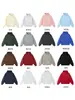Ropa de trabajo resistente sin capucha, sudadera con capucha de hombre de marca trendy americana transfronteriza, sudadera holgada estilo callejero dopamina, hecha a medida
