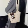 Bolsa de ombro estilo balde grande capacidade, moda coreana 2026, para mulheres, uma bolsa sofisticada e estilosa para trabalho e deslocamento
