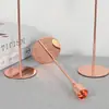 Enfeites de Suporte de Vela de Luxo Leve Nórdico, Conjuntos de Suportes de Vela Estilo Europeu, Enfeites de Decoração para Mesa de Jantar em Casa, Suportes de Vela de Ferro Galvanizado Atacado