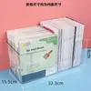 Envío gratis caja de libro transparente caja de almacenamiento de libros para escritorio de estudiante caja de almacenamiento de libros de documentos de papel A4 revista caja de almacenamiento de libros extracurriculares soporte para libros