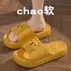 2026 Novo Modelo Chinelos Antiderrapantes com Estampa de Capivara para Uso Interno Masculino, Antiodor, Chinelos Silenciosos para o Verão