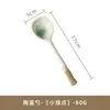 Colher de Sopa Pequena Estilo Japonês Celeb da Internet Atacado Criativa Doméstica Cerâmica de Grés Pintada à Mão Colher para Dishipper Colher de Sobremesa Colher de Mingau