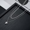 Colar de amor masculino aço titânio não desbota tendência da moda design de personalidade corrente clavicular feminino alta qualidade combina com tudo joias atacado