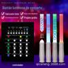 Atacado Concerto Glow Stick Evento Atmosfera led Digital Luminous Stick 15 Cores Controle Remoto Glow Stick Silver Light Stick