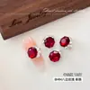 Accesorio para decoración de uñas de ocho lados sin base con pedrería rosa, popular en redes sociales, decoración de uñas con pedrería grande color rosa milenio multifacética súper brillante