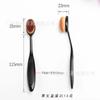 Nuevo No. Cepillo de dientes de 4 colores, brocha para maquillaje, brocha para base, mango flexible, brocha para crema BB, herramientas de maquillaje ovaladas.