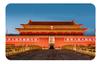 Praça Tiananmen de Pequim Bandeira Nacional Grande Muralha Presentes Culturais e Criativos Patch Retangular de Vidro Dia Nacional Ímã de Geladeira Magnético Macio