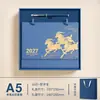 Calendário Personalizado Ano do Carneiro 2027 Livro de Agendamento Check-in de Eficiência Diário Caderno de Negócios Espesso Conjunto com Caixa de Presente
