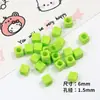 Cuentas Cuadradas de Acrílico de 6 mm Cuentas Cuadradas con Agujero Grande Cuentas Espaciadoras para Manualidades Hechas a Mano Cuentas de Colores Materiales Hechos a Mano Venta al por Mayor