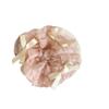 Grampo de Cabelo com Laço Plissado de Renda Estilo Ballet Doce Versátil Rosa Branco Estilo Menina Grampo de Cabelo com Fita Tridimensional Acessórios de Cabelo