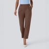 Pantalones de yoga informales de negocios con cintura alta y bolso lateral para damas de Amazon TK, novedad de verano de 2025, para Europa y Estados Unidos.