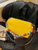 Venta al por mayor transfronteriza de bolsos pequeños de tela de mano casuales simples para exteriores, bolsos cuadrados de nicho con bloques de color para commuting, bolsos de hombro y cruzados