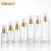 Fábrica em estoque refinado branco transparente frasco de viagem sub-garrafa de óleo essencial portátil frasco de spray hidratante