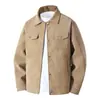 Chaqueta de cuero PU estilo retro americano talla europea OLA transfronteriza para hombre, estructurada y elegante, simple y moderna, de corte holgado
