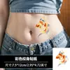 Pegatinas de Tatuaje de Pez Koi con Relieve Dorado en Nuevo Estilo Chino, Larga Duración, Impermeables, Elegantes y Hermosas, Color Dorado, Estilo Chino Tradicional, para Hombres y Mujeres, para Brazos y Piernas