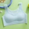 Nuevo Chaleco de Desarrollo para Niñas Verano Seda de Hielo Transpirable Sin Marcas Deportivo Anti-golpes Ropa Interior Delgada para Estudiantes de Secundaria