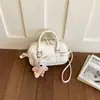 Bolsa de Mão de Design Exclusivo com Costura de Padrão Lichia de Alta Qualidade, Bolsa de Ombro Fashion e Versátil, Bolsa Transversal Quadrada Pequena Simples para o Dia a Dia